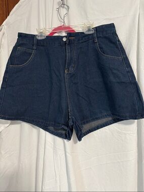 Women’s Dark Blue Denim Shorts